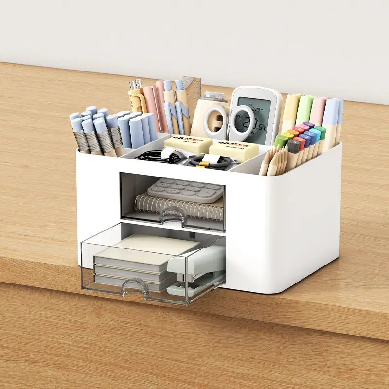 Transparent Drawer Storage Box for Pen Holder & Desk Decor - Image 7