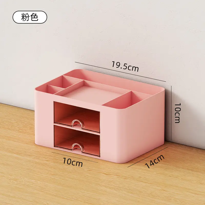 Transparent Drawer Storage Box for Pen Holder & Desk Decor - Image 2