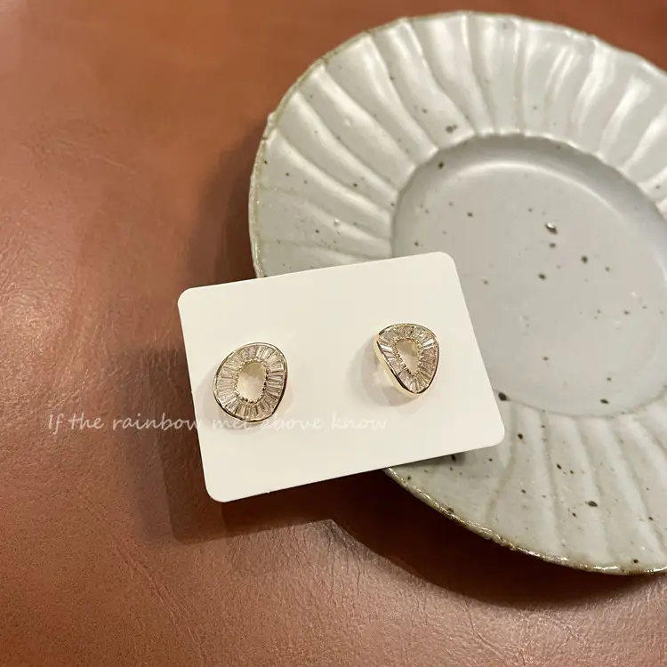 Irregular Circle Earrings Women Korean Style Elegant French — feature 39