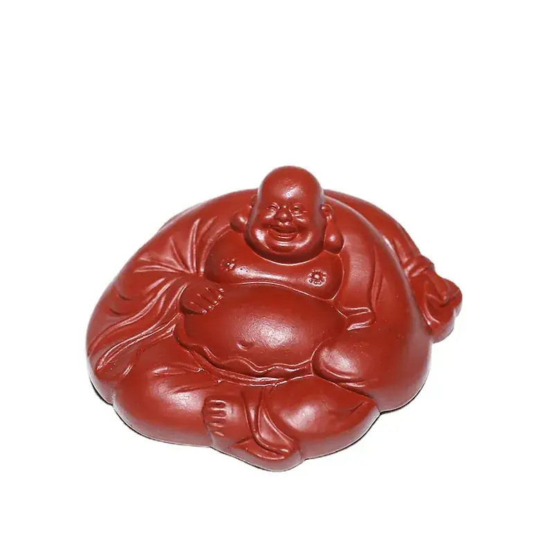 Yixing Buddha Sculpture Tea Pot Cover Set - Image 5