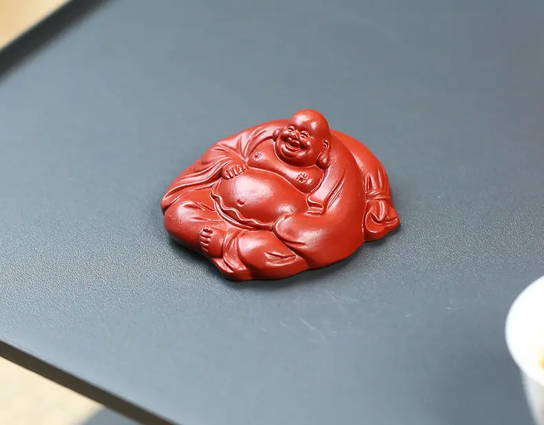 Yixing Buddha Sculpture Tea Pot Cover Set — feature 18