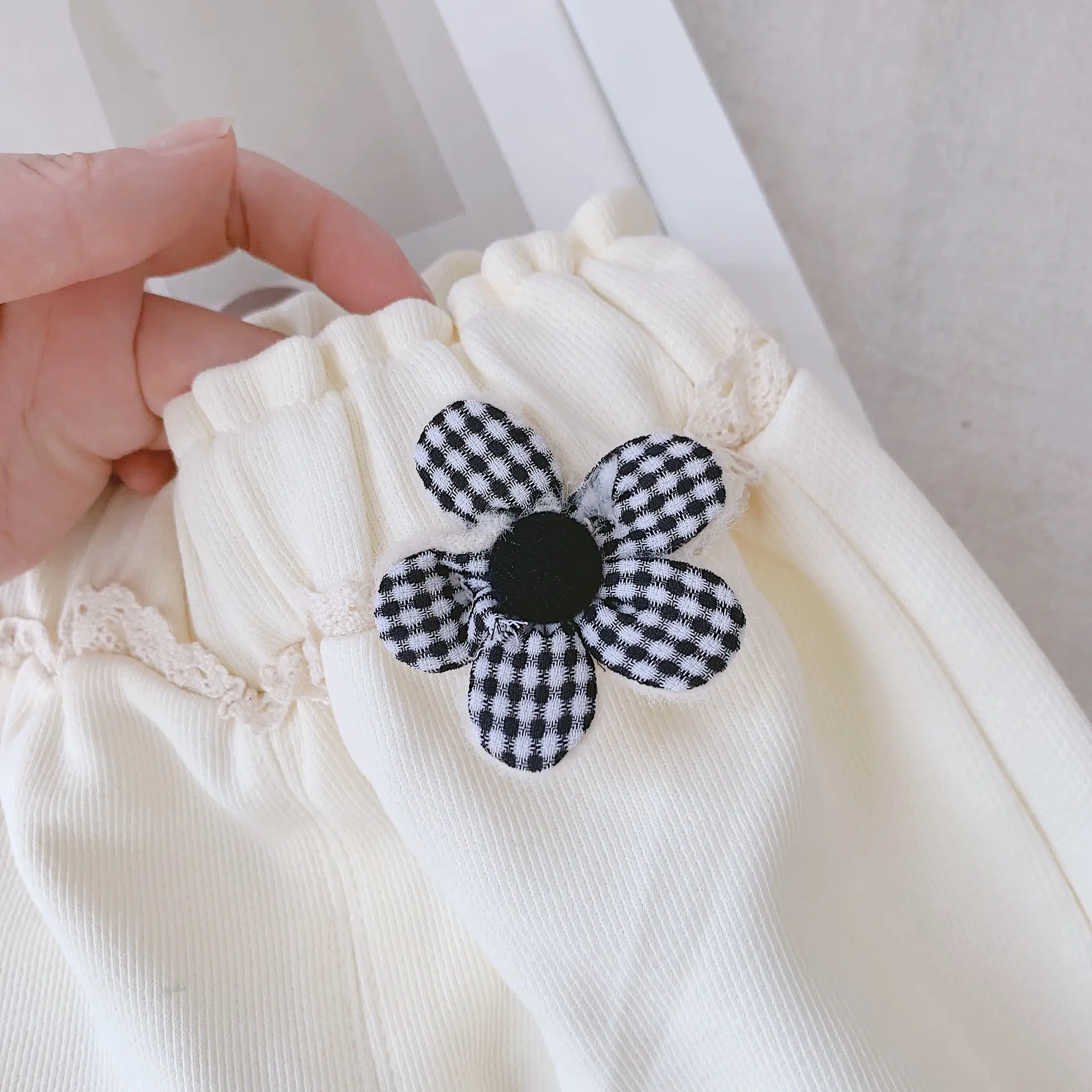 2022 Baby Western Pants Cream Grey Black Loose Casual 0-3Y - Image 5