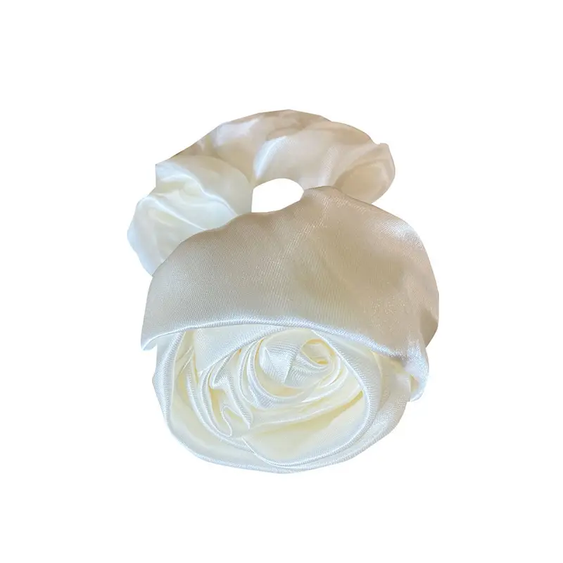 Satin Glossy Super Fairy Rose Hair Ties for Women - Image 9