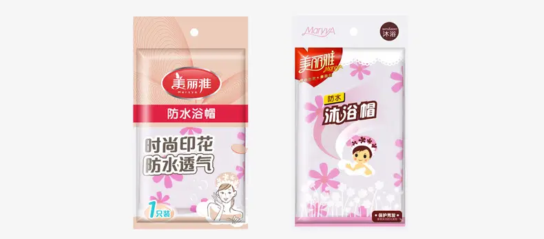 Meiliya Waterproof Shower Cap with Floral Design — feature 11