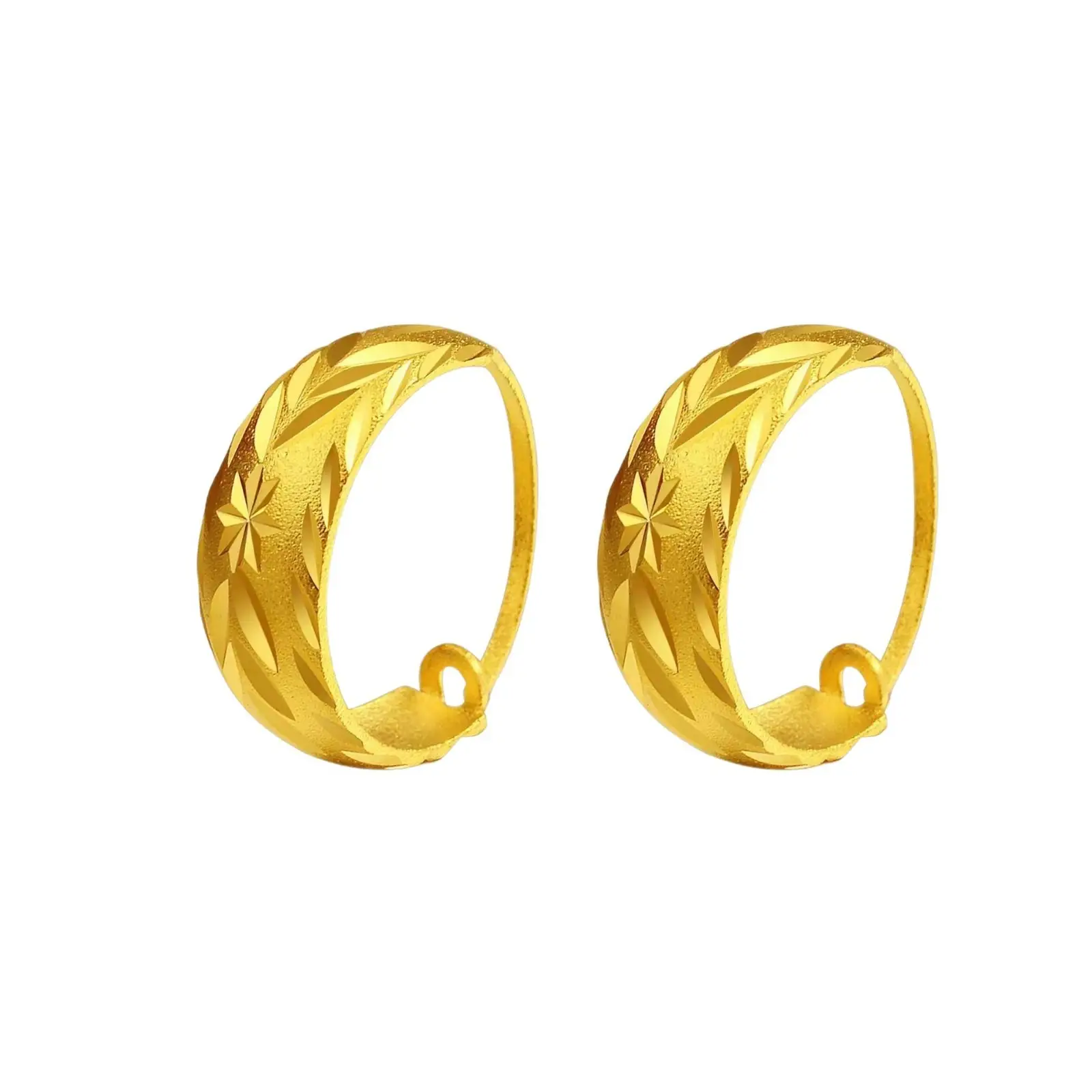 Alluvial Gold Gypsophila Earrings for Women - Image 15