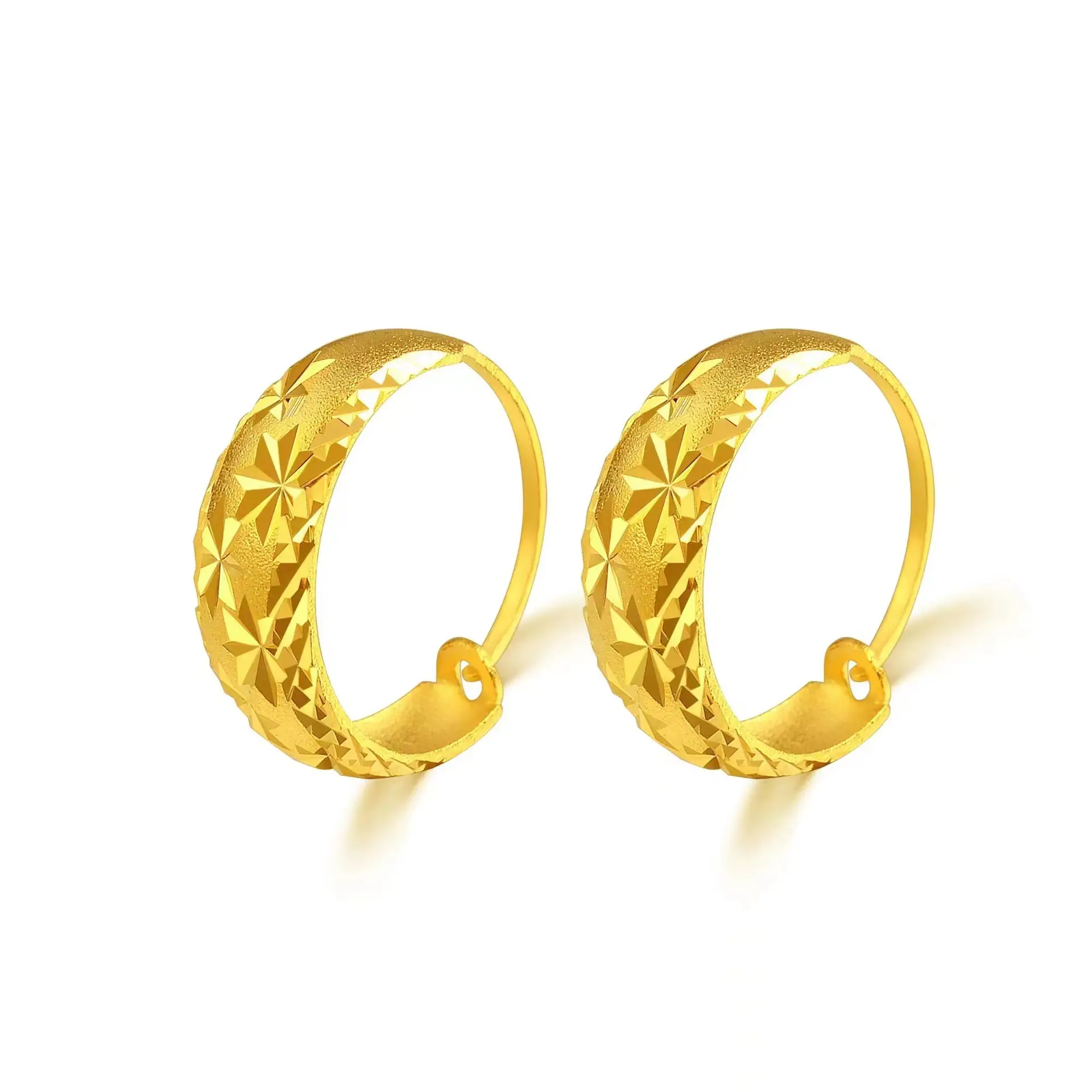 Alluvial Gold Gypsophila Earrings for Women - Image 3