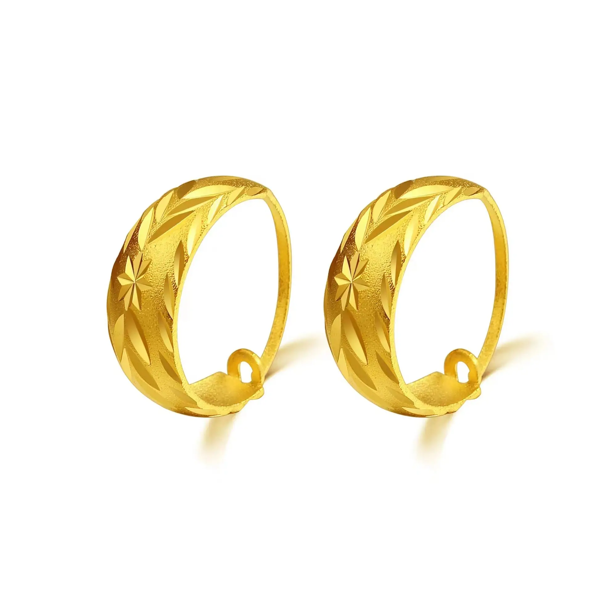 Alluvial Gold Gypsophila Earrings for Women - Image 7