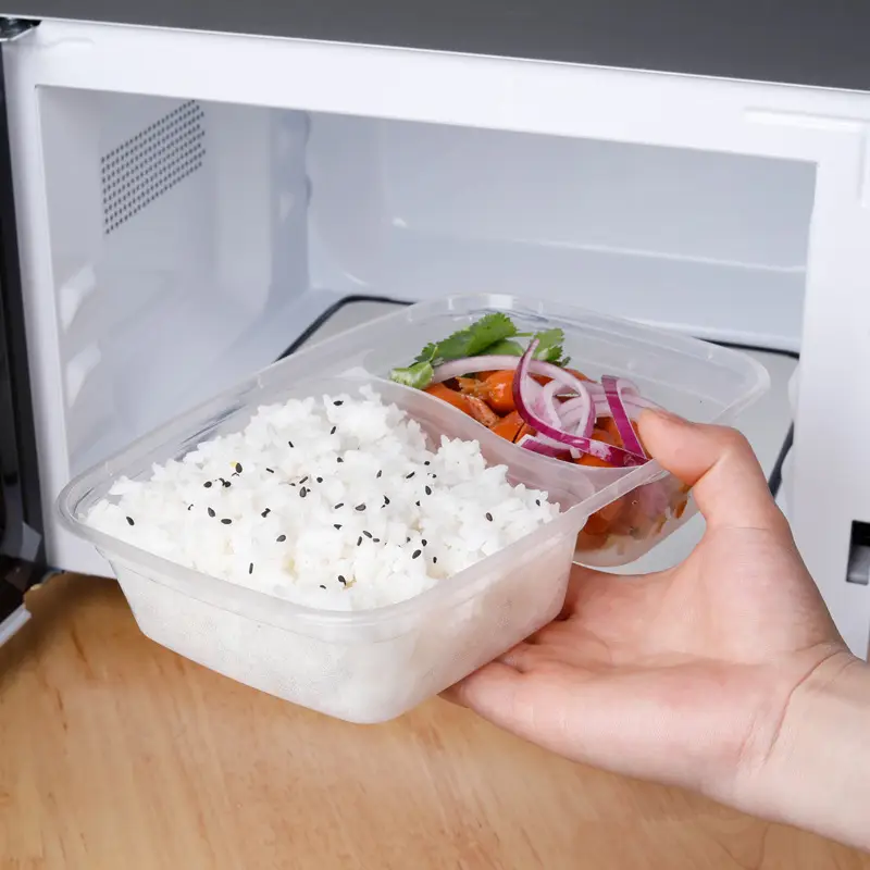 Meiya Disposable Square Lunch Box for Home Kitchen - Image 2