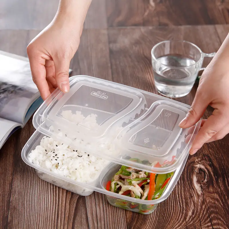 Meiya Disposable Square Lunch Box for Home Kitchen - Image 3