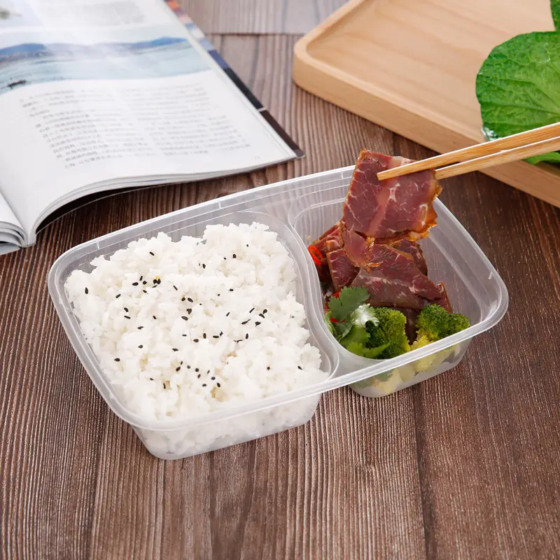 Meiya Disposable Square Lunch Box for Home Kitchen - Image 4