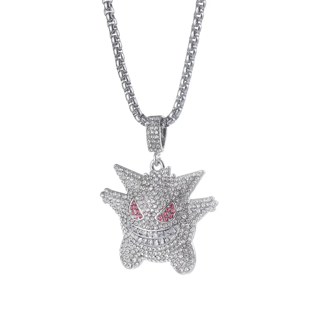 Korean Style Anime Diamond Cartoon Necklace for Men - Image 5