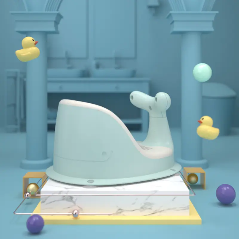 Anti-Fall Baby Bath Seat Stool for Baby Shower