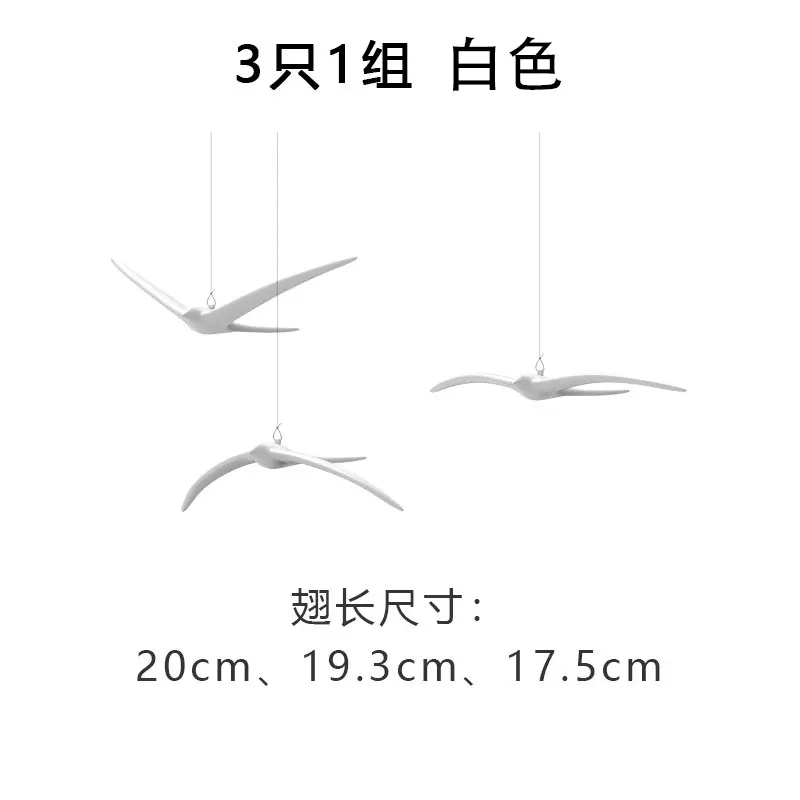Electroplated Swallow Hanging Decor Gold Modern - Image 3