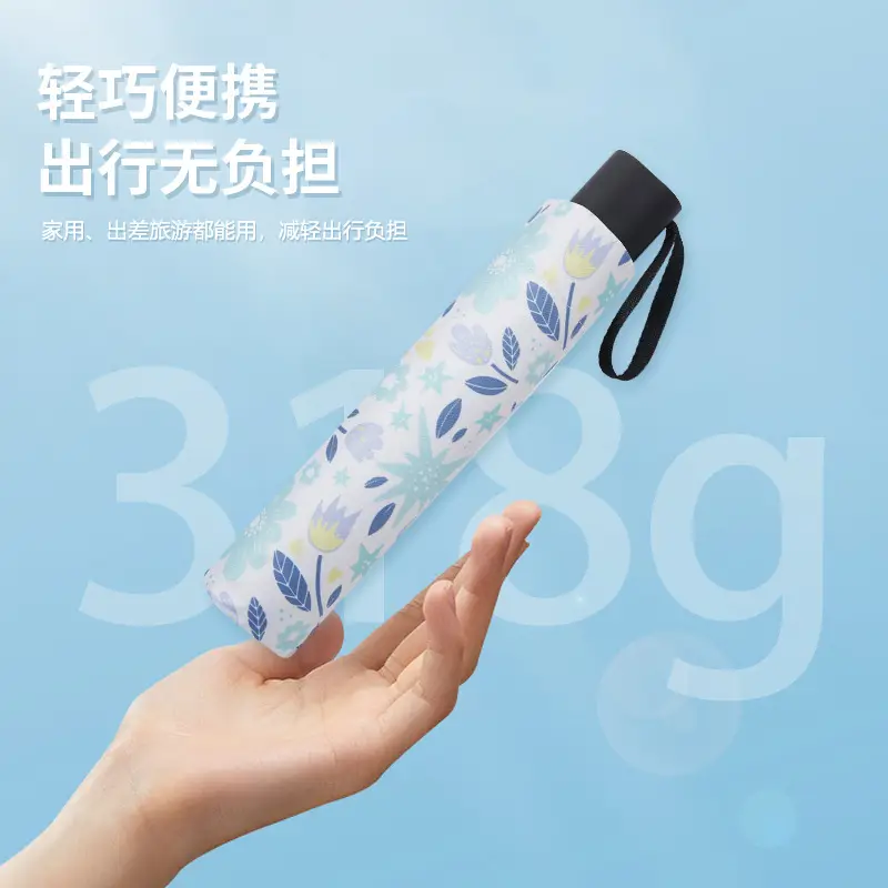 Men Women Dual Use UV Protection Folding Umbrella - Image 8