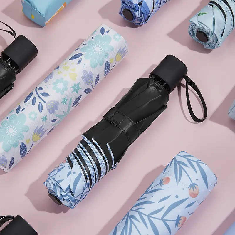 Men Women Dual Use UV Protection Folding Umbrella - Image 9