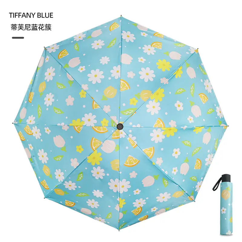 Men Women Dual Use UV Protection Folding Umbrella - Image 3
