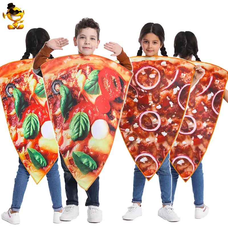 Children's Spoof Pizza Costume for Party Cosplay - Image 2