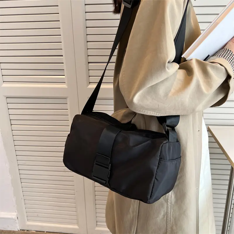 Red Nylon Shoulder Bag for Women 2022 - Image 7
