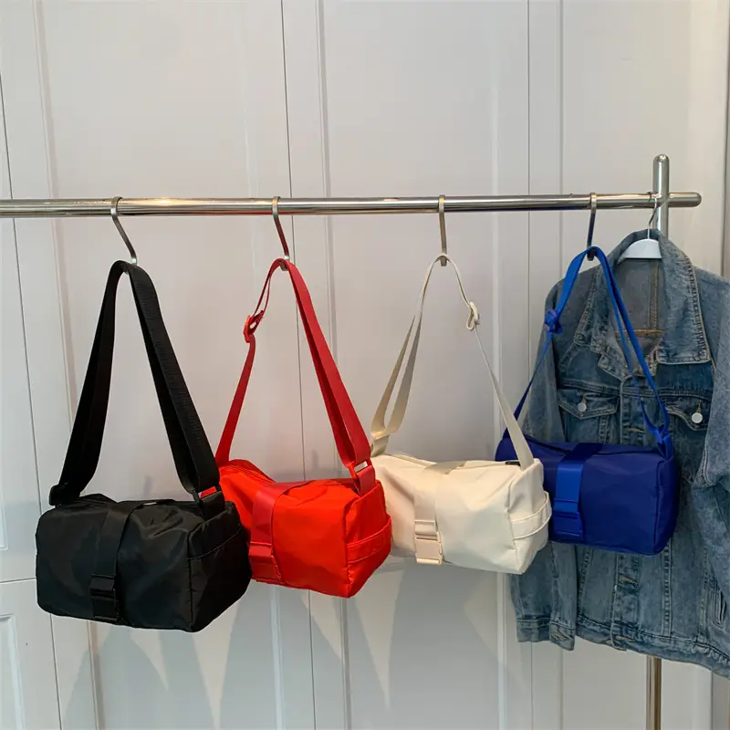 Red Nylon Shoulder Bag for Women 2022 - Image 8