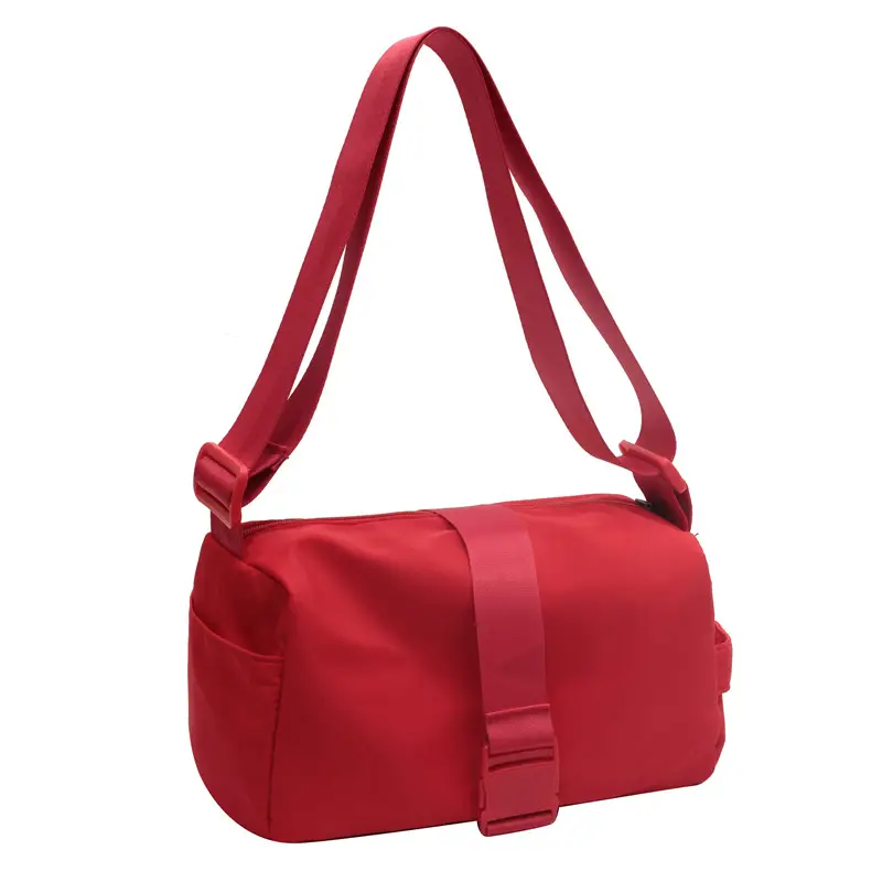 Red Nylon Shoulder Bag for Women 2022 - Image 9