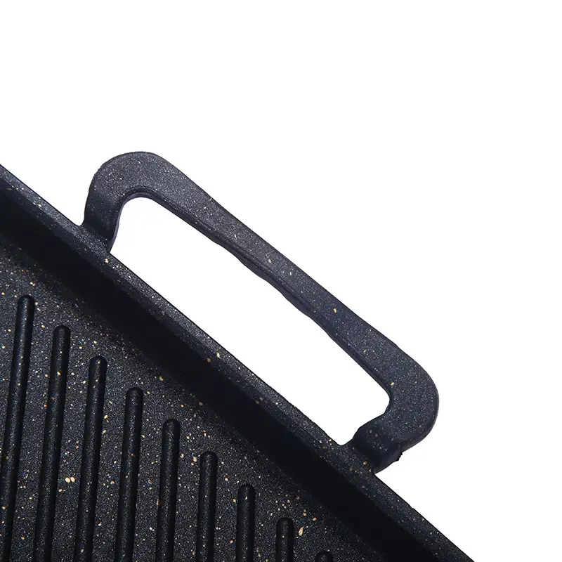 Korean-style Induction Grill Plate Non-stick Square BBQ - Image 2