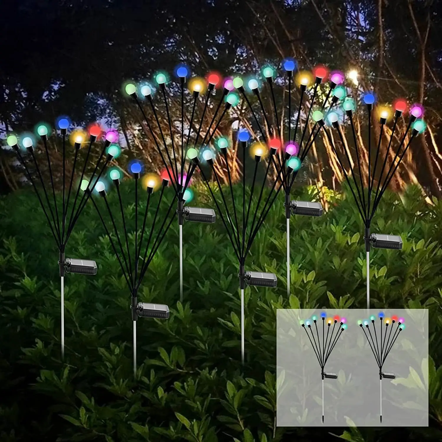 Solar Firefly Lights for Outdoor Lawn 6-10LED — feature 2