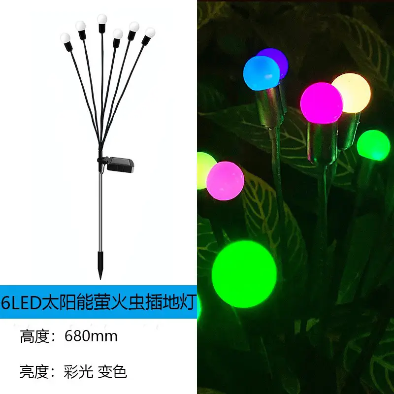 Solar Firefly Lights for Outdoor Lawn 6-10LED - Image 2