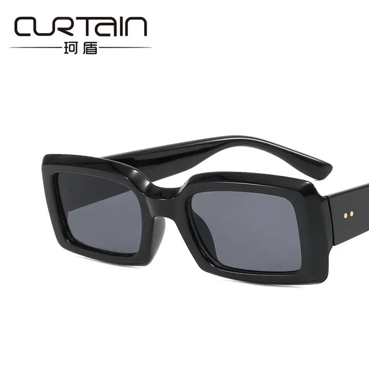 Kedun 2022 Square Sunglasses Blue Lightless - Image 14
