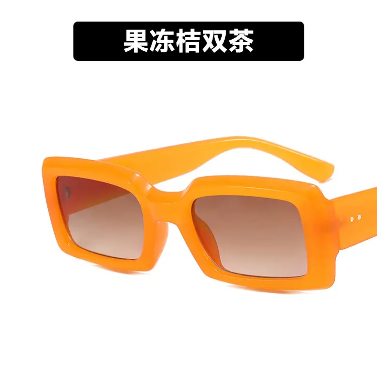 Kedun 2022 Square Sunglasses Blue Lightless - Image 9