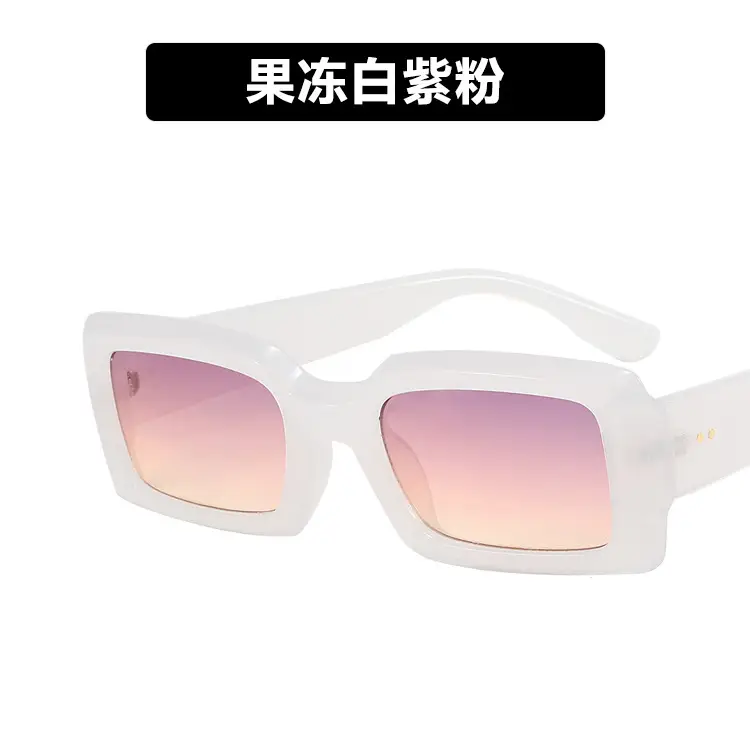 Kedun 2022 Square Sunglasses Blue Lightless - Image 4