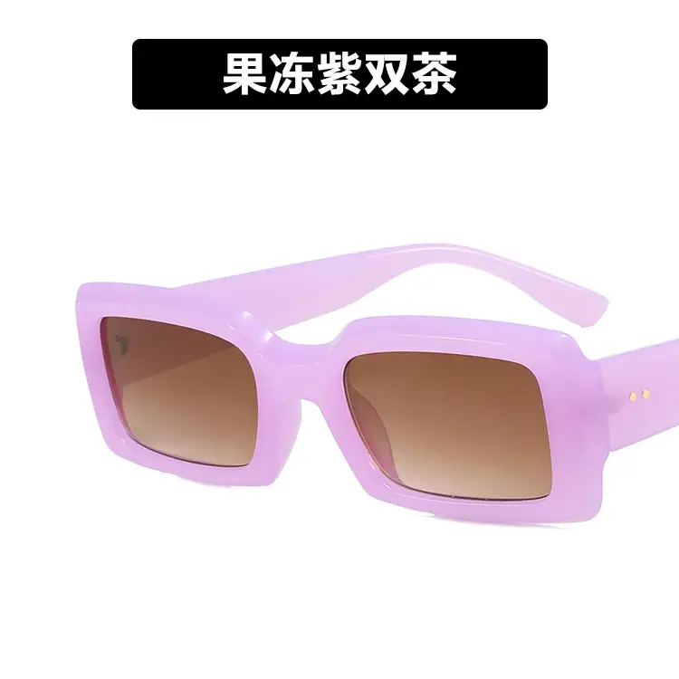 Kedun 2022 Square Sunglasses Blue Lightless - Image 7