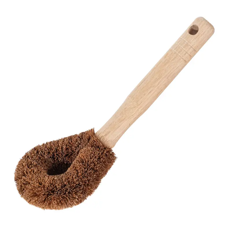 Yunlei Coconut Pot Brush Wooden Handle 75g - Image 8