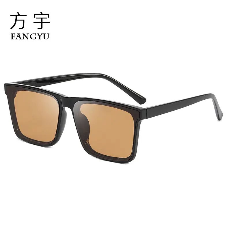 Men's Polarized UV400 Sunglasses Black Yellow - Image 6