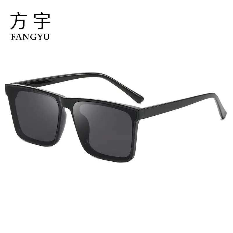 Men's Polarized UV400 Sunglasses Black Yellow - Image 3