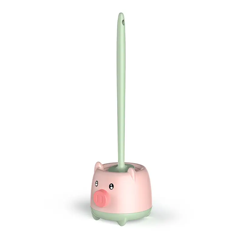 Cute Cartoon Toilet Brush Wall Mounted Floor Cleaning Brush - Image 17
