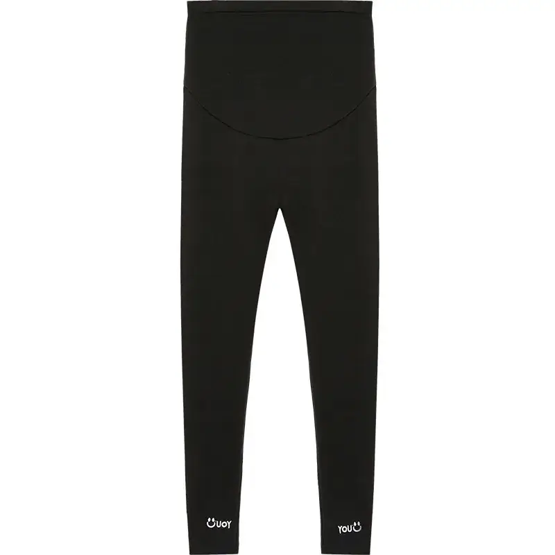 Velvet Belly Support Maternity Pencil Pants Silver Fox Warm - Image 8