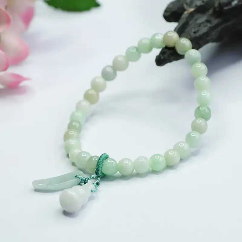 Guan Yu Jade Bracelet Natural Green Live Wholesale Dropshipping — feature 16