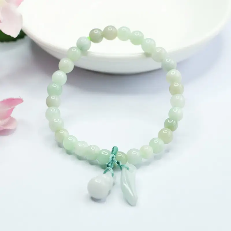 Guan Yu Jade Bracelet Natural Green Live Wholesale Dropshipping — feature 14