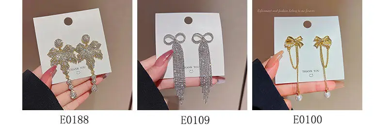 Long Tassel Earrings for Ladies Luxury Pearl Design — feature 11