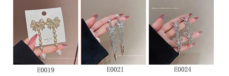 Long Tassel Earrings for Ladies Luxury Pearl Design — feature 3