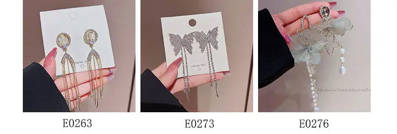 Long Tassel Earrings for Ladies Luxury Pearl Design — feature 8