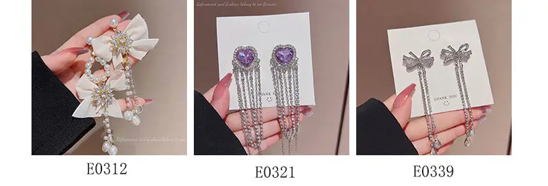 Long Tassel Earrings for Ladies Luxury Pearl Design — feature 9