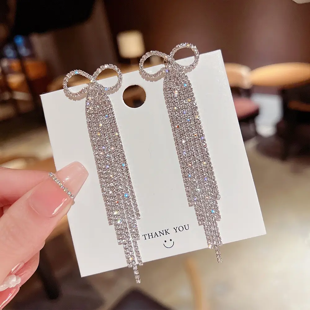 Long Tassel Earrings for Ladies Luxury Pearl Design - Image 14