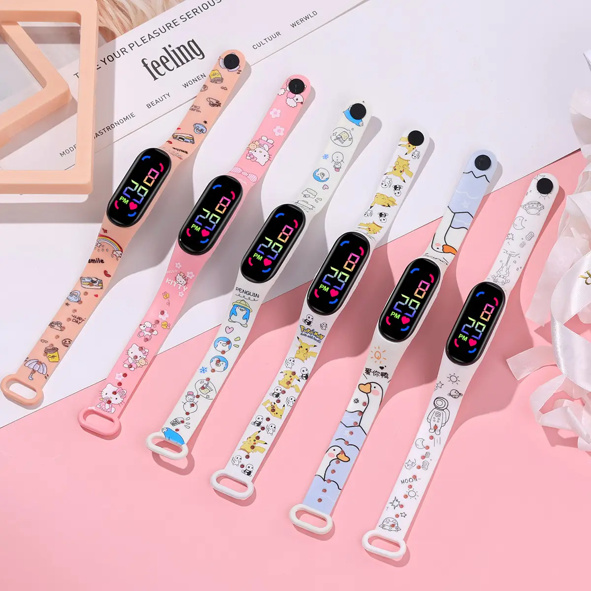 Waterproof Cartoon Printed Smart Watch for Kids — feature 10