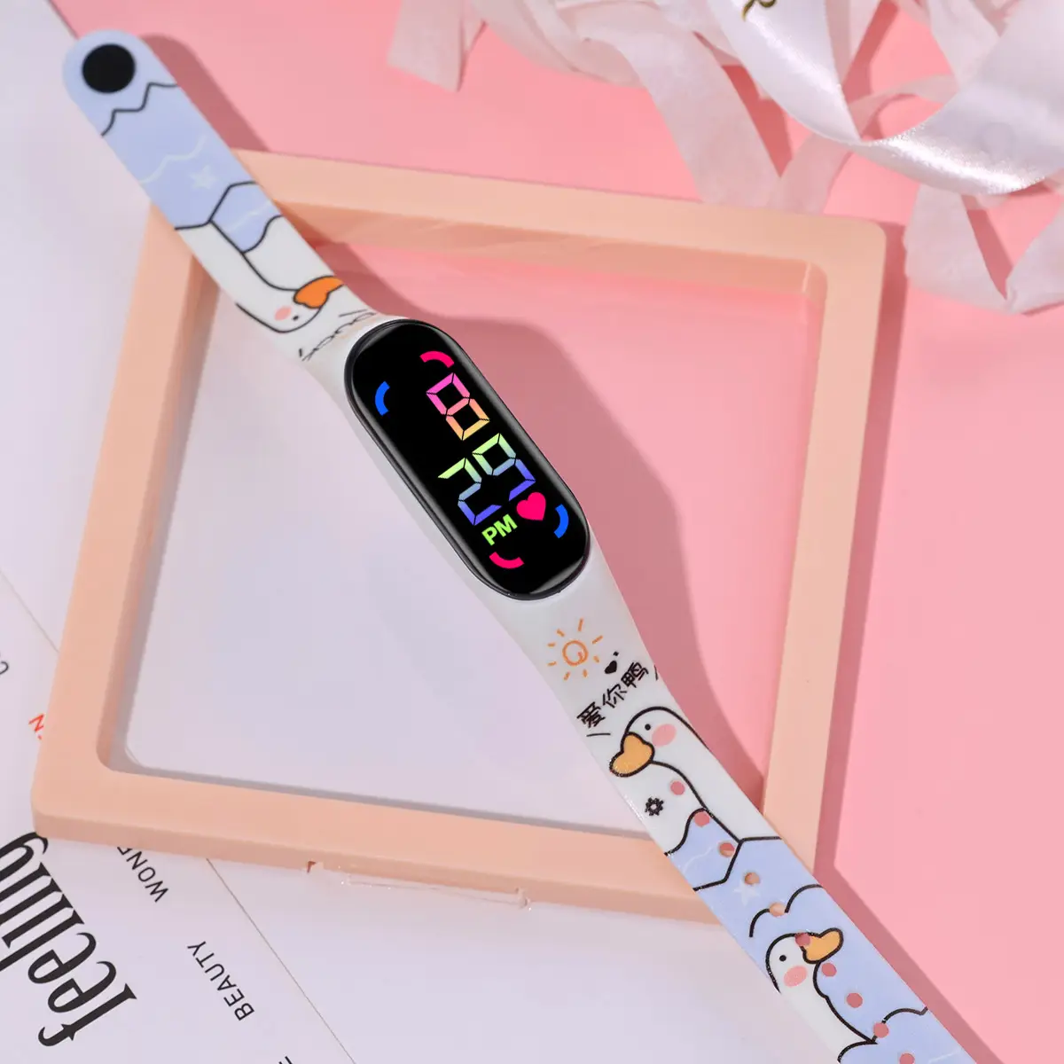Waterproof Cartoon Printed Smart Watch for Kids — feature 5