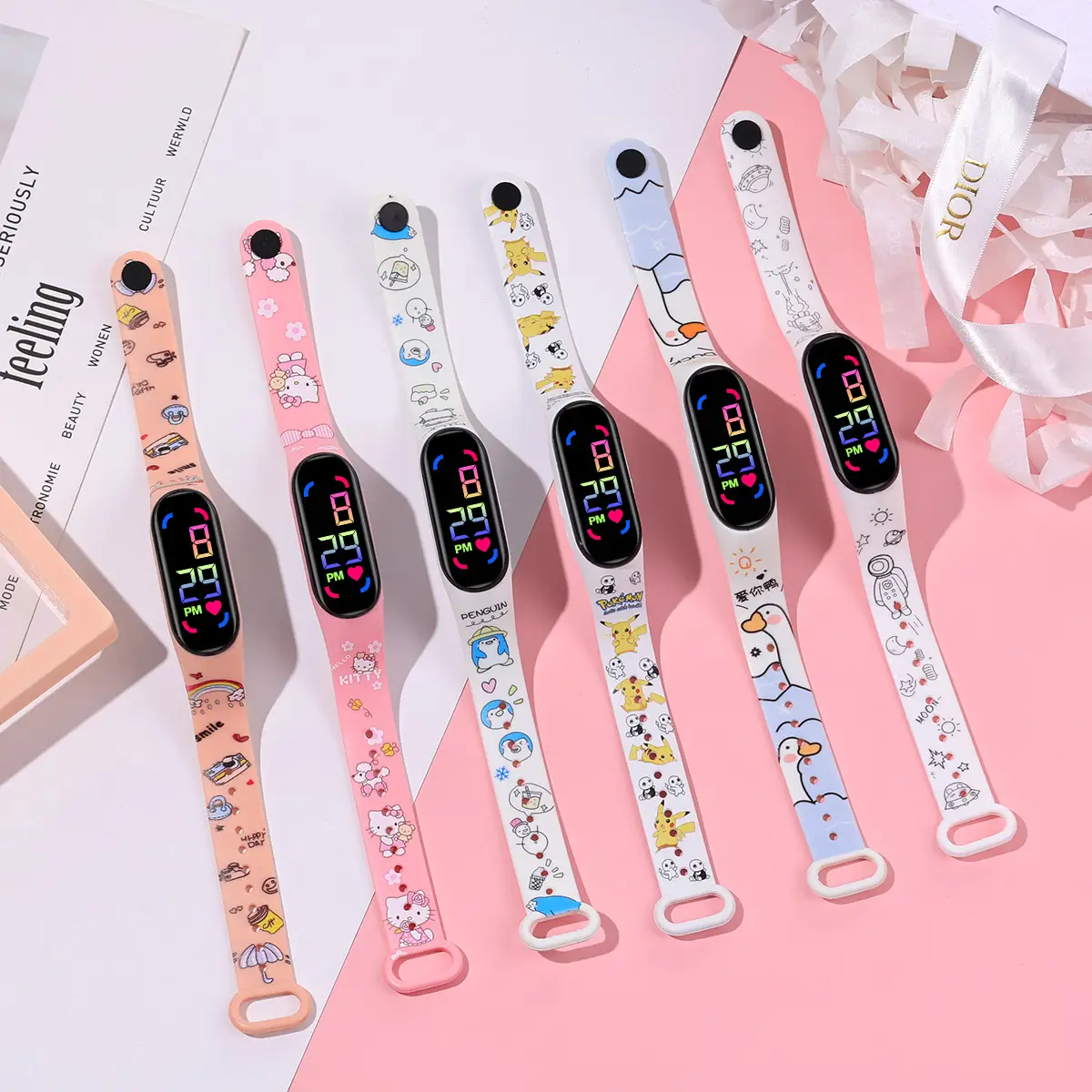 Waterproof Cartoon Printed Smart Watch for Kids — feature 8