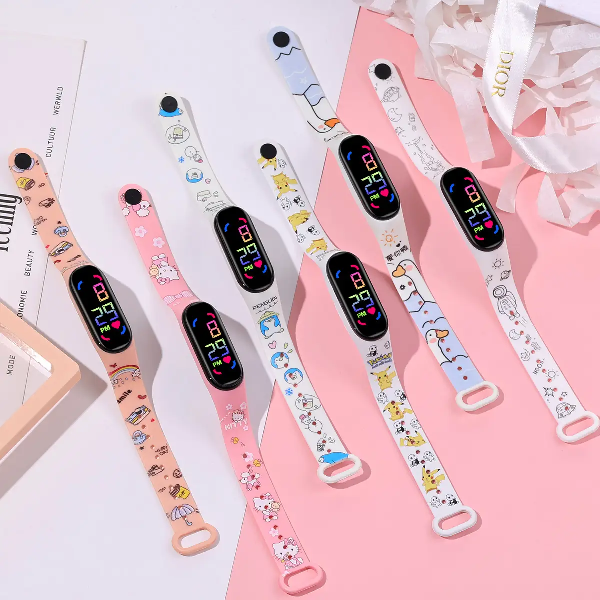 Waterproof Cartoon Printed Smart Watch for Kids — feature 9