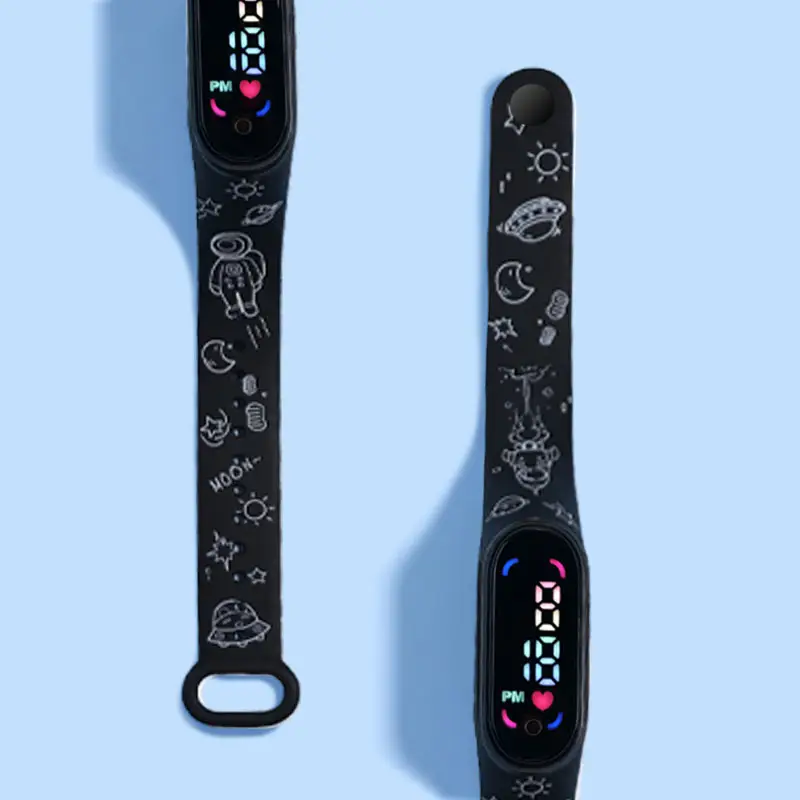 Waterproof Cartoon Printed Smart Watch for Kids - Image 9