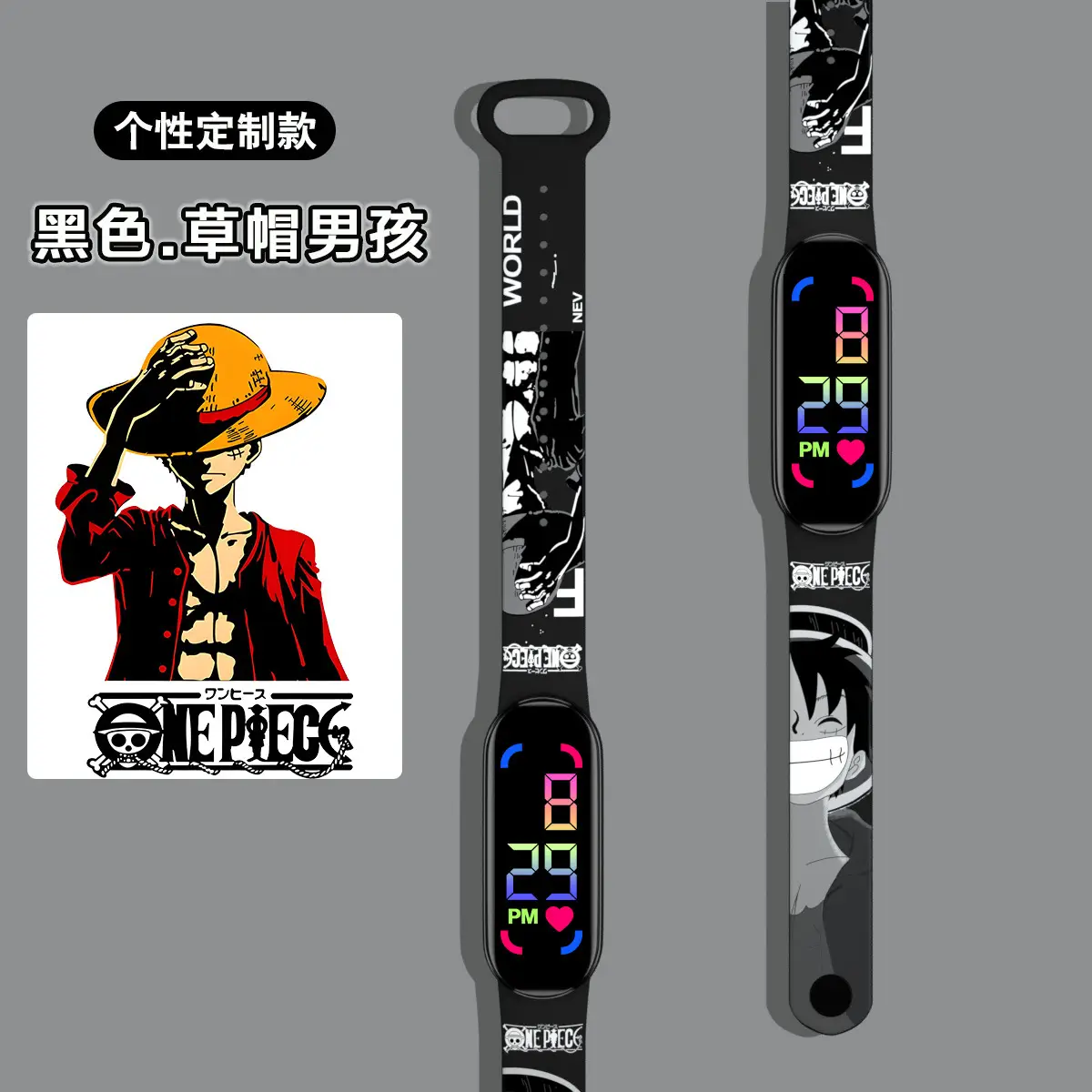 Waterproof Cartoon Printed Smart Watch for Kids - Image 24