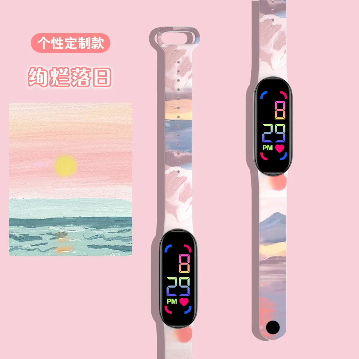 Waterproof Cartoon Printed Smart Watch for Kids - Image 27